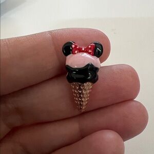 Minnie Mouse Ice Cream Cone Charm